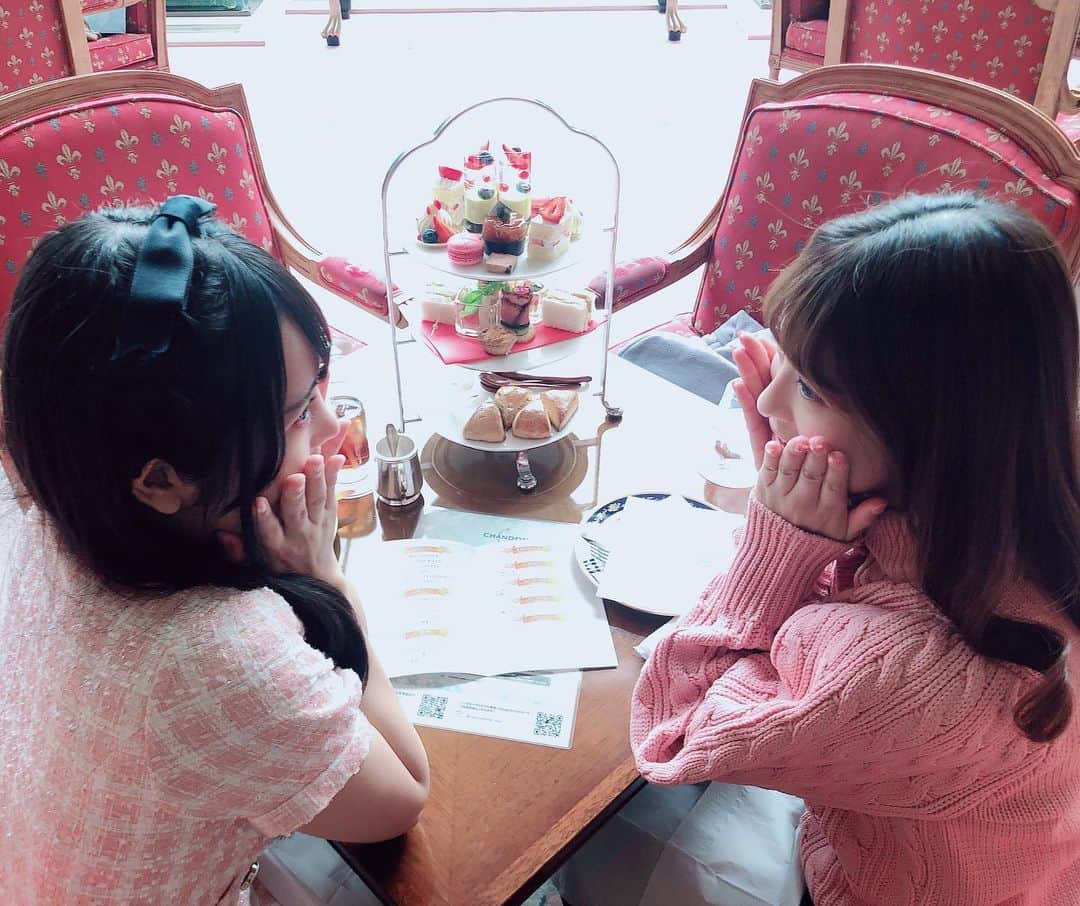 桜もこさんのインスタグラム写真 - (桜もこInstagram)「アフタヌーンティー✨🍰🥂  #アフタヌーンティー　#リーガロイヤルホテル東京 #happy #pink #pinkcode #japanesegirl #japanesemodel #instagram」11月14日 22時53分 - mokochan319