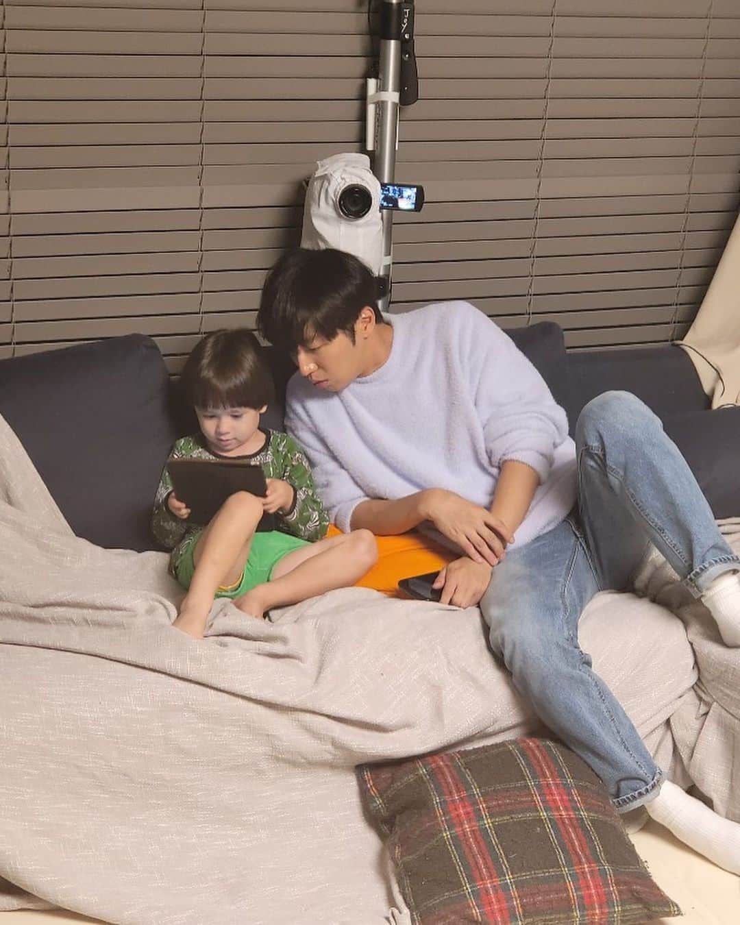 イ・サンヨプのインスタグラム：「#슈퍼맨이돌아왔다」
