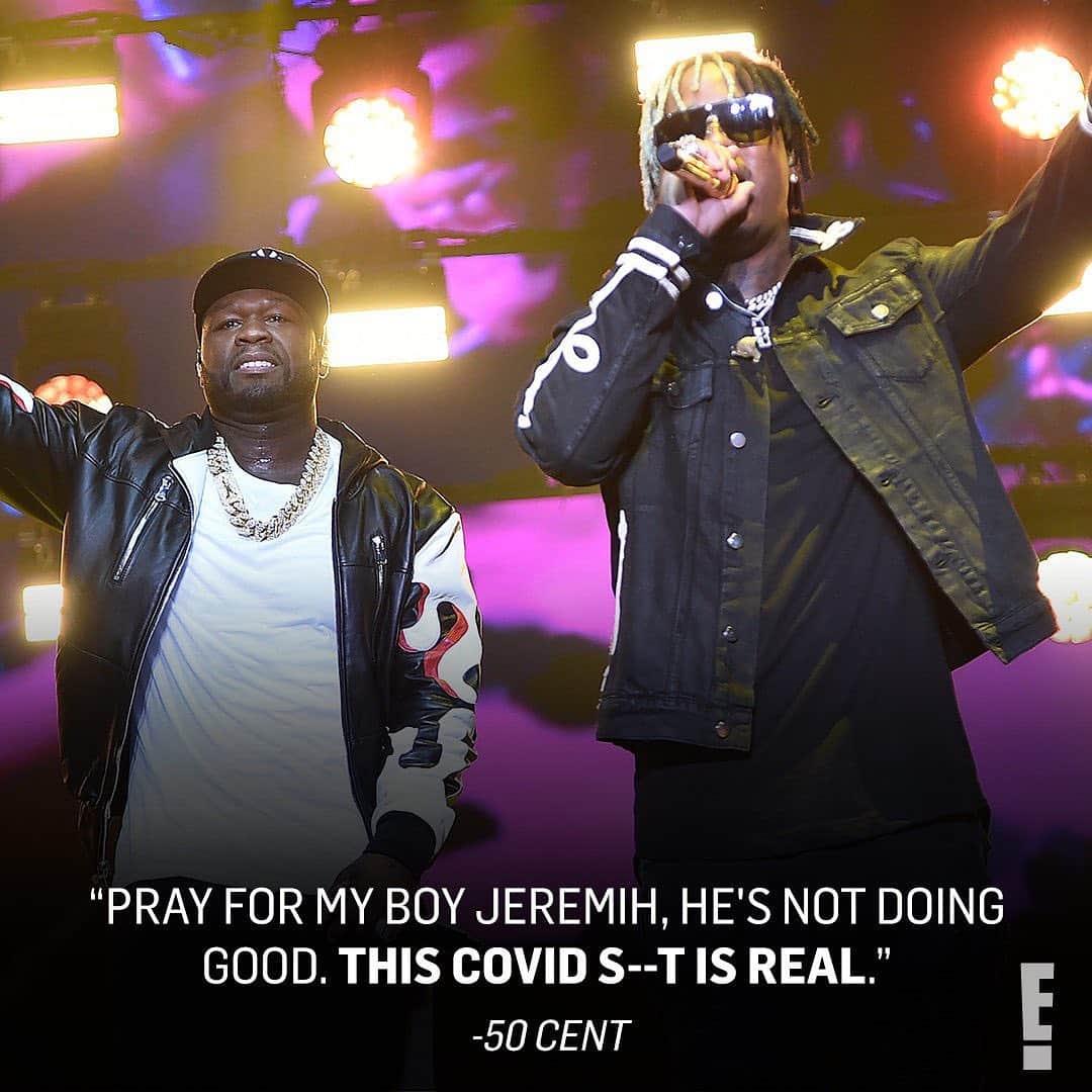 E! Onlineさんのインスタグラム写真 - (E! OnlineInstagram)「50 Cent, Chance the Rapper, and more musicians are sending love to Jeremih, who is reportedly in the hospital following a coronavirus diagnosis. Everything we know about his condition is at the link in bio. (📷: Getty Images)」11月15日 9時21分 - enews