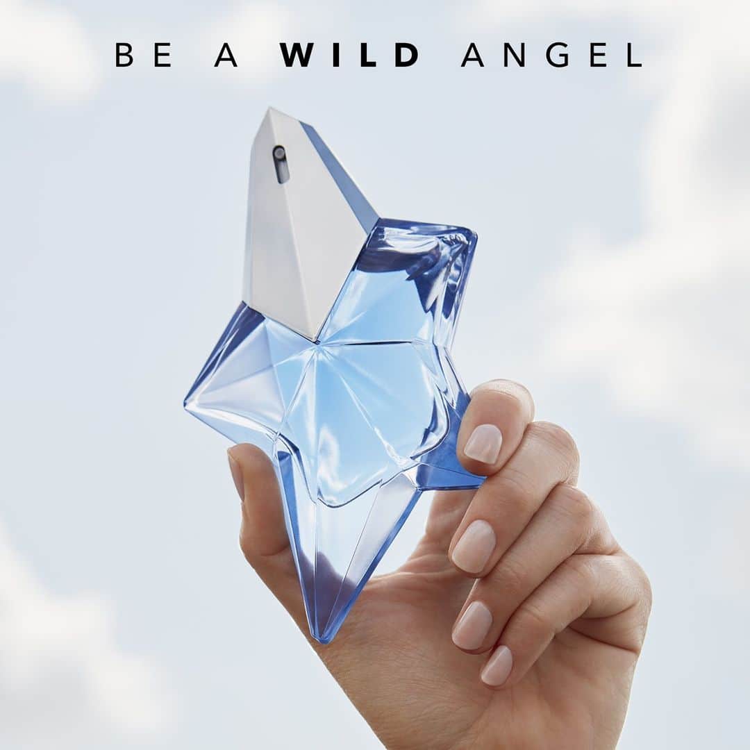 ミュグレーのインスタグラム：「Grab the infinite power of dreams to make your world wilder, better, just less boring! Angel is the iconic scent of fearless and determined heroines.  #MuglerAngel #WilderThanDreams」