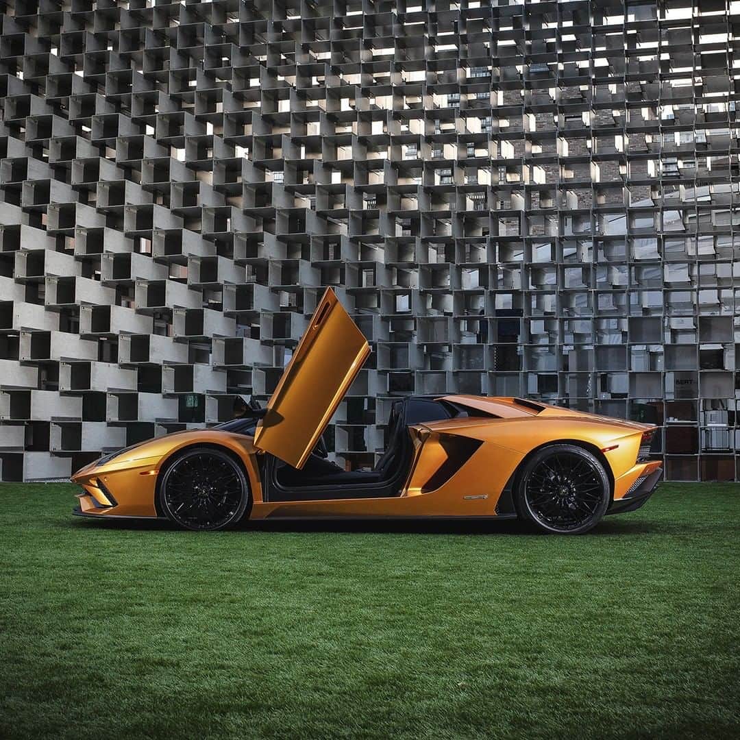 ランボルギーニのインスタグラム：「Desire and freedom are two words that make complete sense when we talk about Aventador S Roadster. What other words would you use to describe it?   #Lamborghini #AventadorSRoadster」