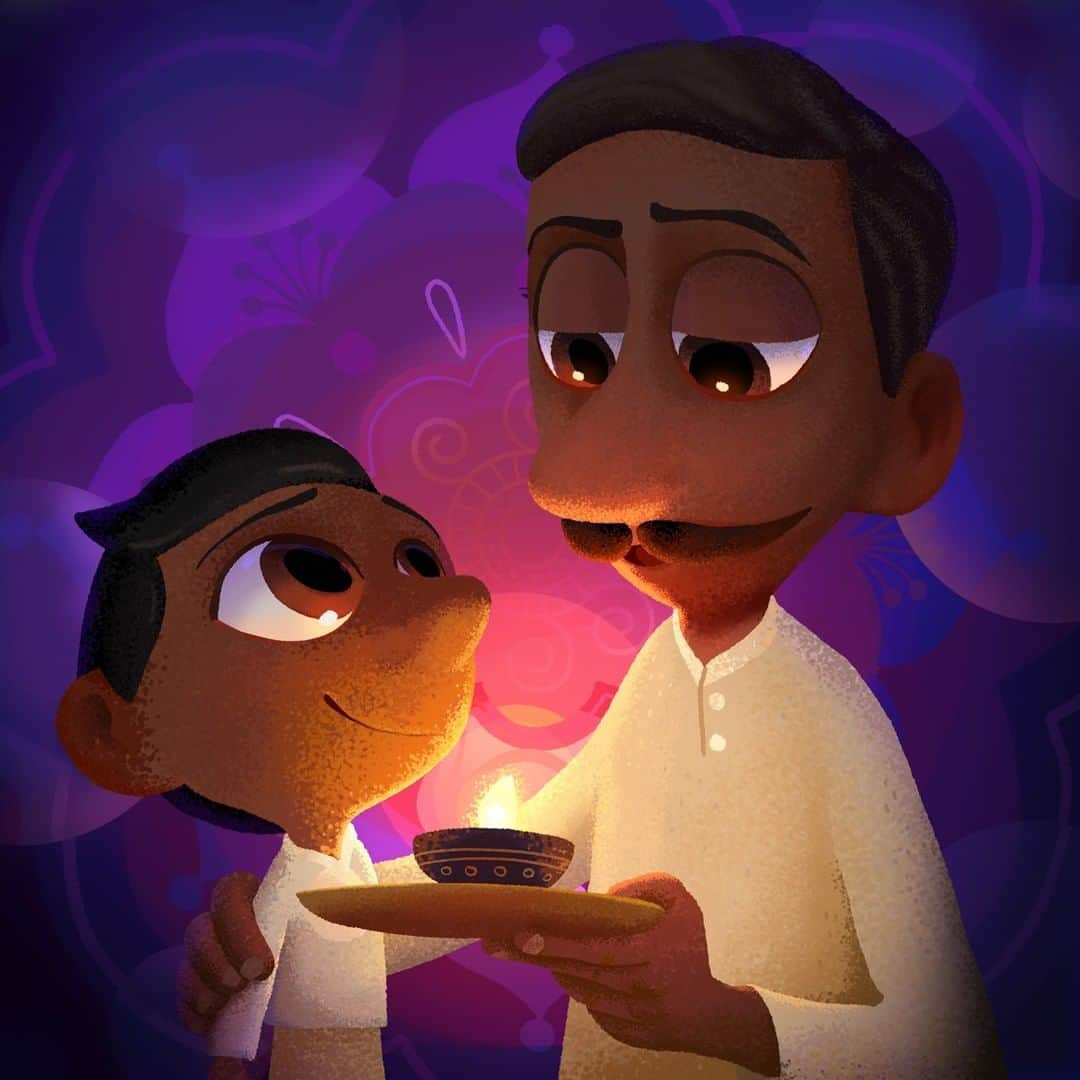 Disneyさんのインスタグラム写真 - (DisneyInstagram)「May this Diwali bring you happiness and light.」11月15日 2時00分 - disney