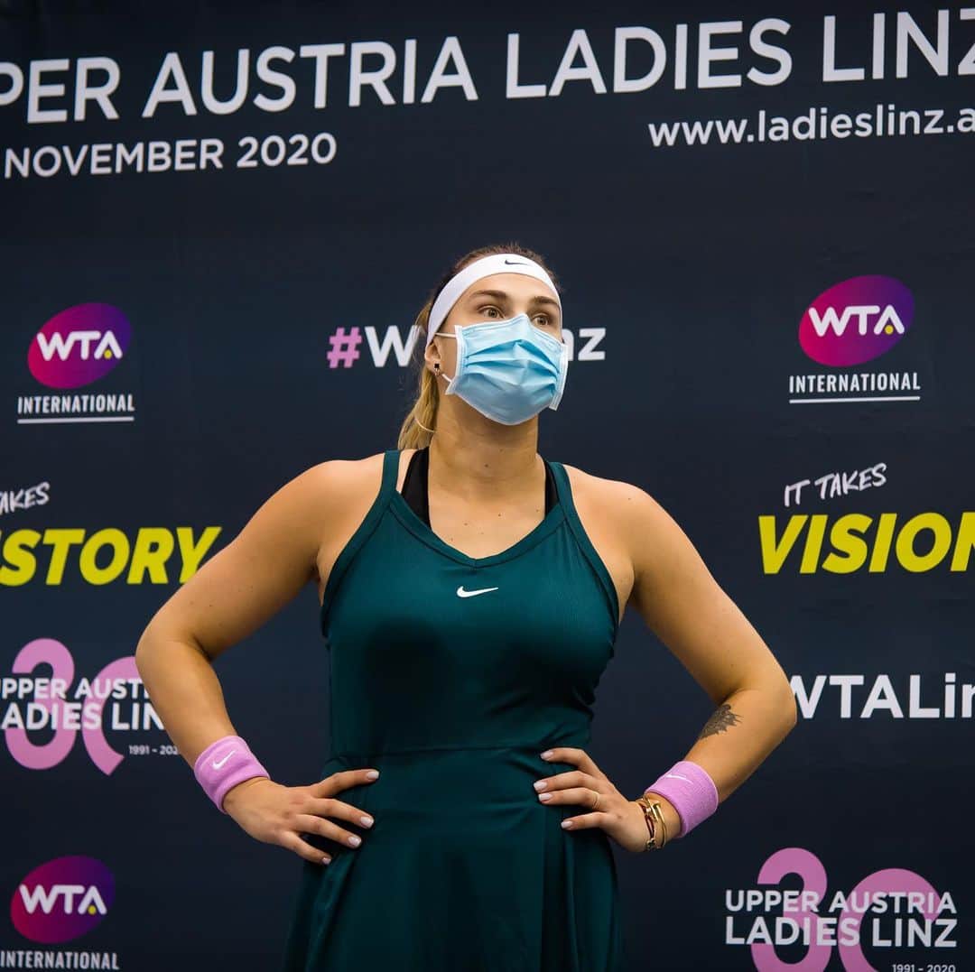 WTA（女子テニス協会）さんのインスタグラム写真 - (WTA（女子テニス協会）Instagram)「The @wtalinz final is set! Who do you got, @mertenselise or @sabalenka_aryna? 🤔」11月15日 3時23分 - wta