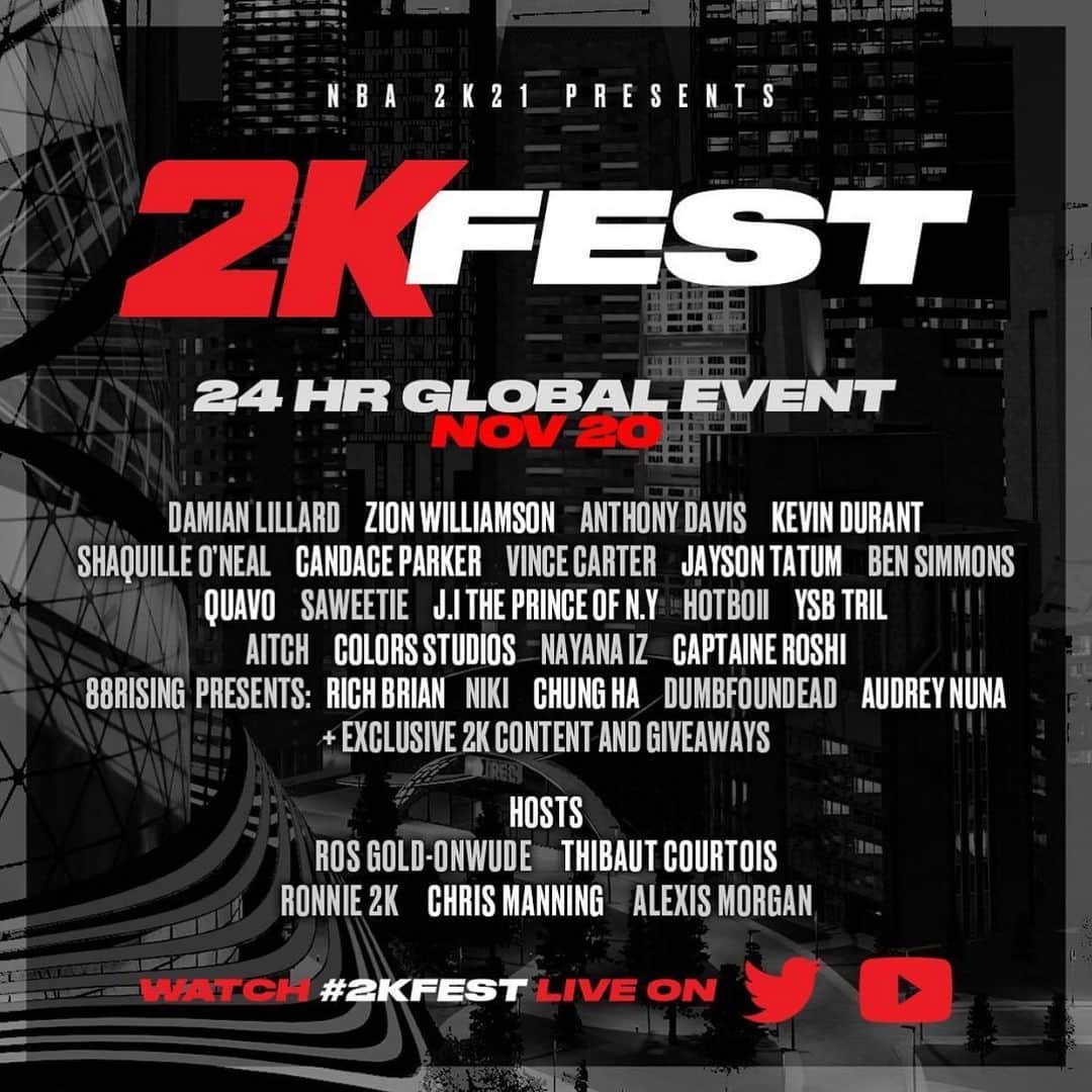 デイミアン・リラードのインスタグラム：「Got a performance from the crib coming for #2KFest. Tap in on Nov 20th. @nba2k #DameDOLLA 🎤」