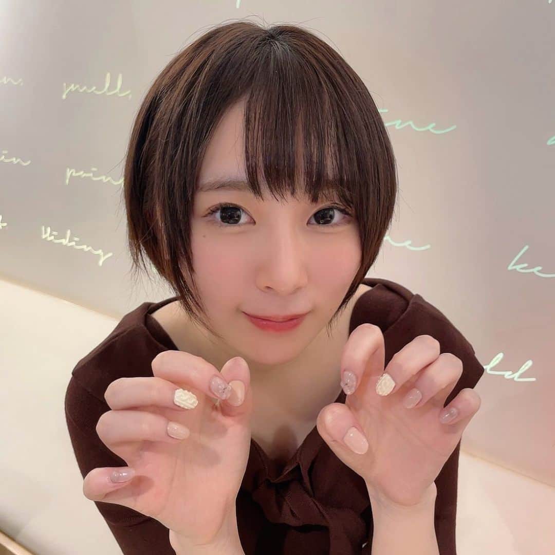 長沢菜々香さんのインスタグラム写真 - (長沢菜々香Instagram)「new nail✨  くまネイルにしてもらったよ🧸 今までで1番お気に入りかも。」11月15日 5時01分 - nanako_nagasawa__