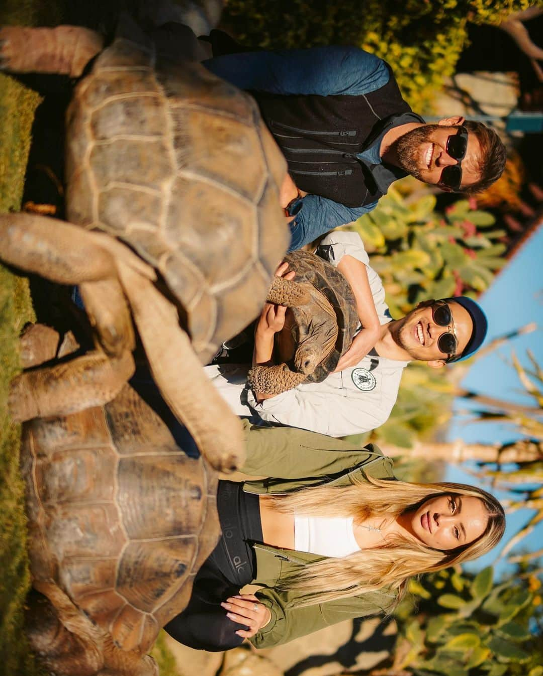 チャーリー・ジョーダンさんのインスタグラム写真 - (チャーリー・ジョーダンInstagram)「Master Oogway and I 😉  Sneak peek pics of our visit to @turtleconservancy 🐢 full YouTube video explaining everything about these beautiful tortoises coming soon! So excited and blessed to be able to share everything we have been planning with these beautiful animals! Just because the world has stopped doesn’t mean we stop helping 🌈 Jacket @revolve」11月15日 5時48分 - charlyjordan