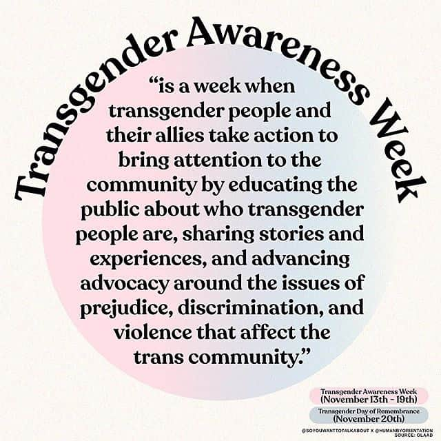 デミ・ロヴァートさんのインスタグラム写真 - (デミ・ロヴァートInstagram)「It’s transgender awareness week! ☺️💫💖 Join me in being an ally and spread love and education, not only this week but always!   Repost from @soyouwanttotalkabout “Starting today, we celebrate #TransAwarenessWeek to educate the world about the beautiful lives of our trans siblings.   Thank you to @humanbyorientation for your collaboration on this + creating a space for all to celebrate our proudest queerest selves.  ✨ FULL TRANSPARENCY: I collaborated with @humanbyorientation x @hbomax on this post. I don't take money for this page, so they made a donation to the ACLU instead, per my request. ✨  #HumanByOrientation #HBOMaxCollaboration #TranshoodDoc”」11月15日 5時51分 - ddlovato