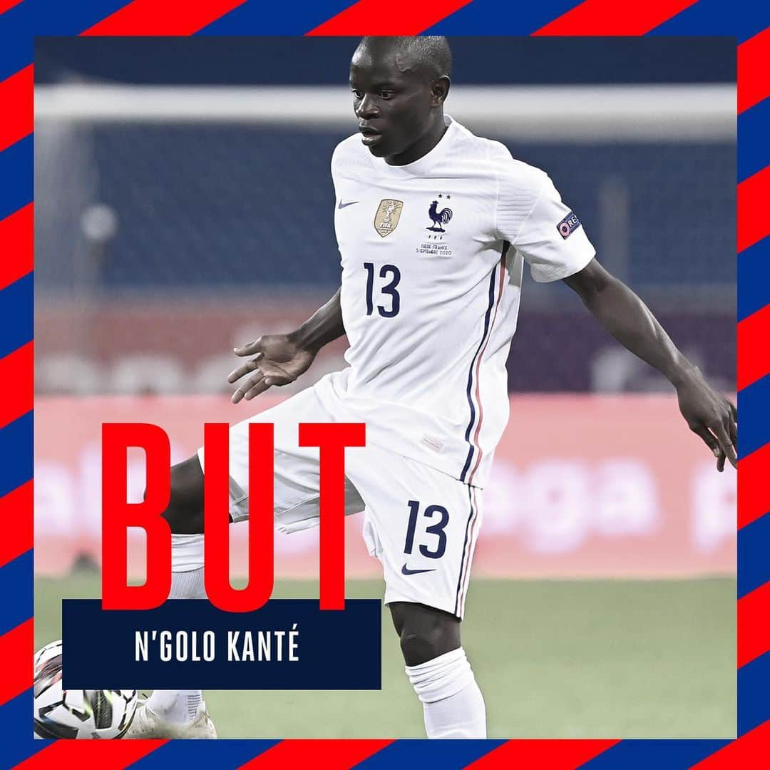 サッカー フランス代表チームさんのインスタグラム写真 - (サッカー フランス代表チームInstagram)「Ouiiiiiiii, le but de @nglkante ! 0-1 pour les Bleus ⚽️ #FiersdetreBleus #PORFRA - Gooooooal ⚽️」11月15日 5時56分 - equipedefrance