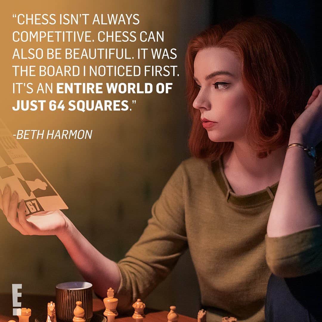 E! Onlineさんのインスタグラム写真 - (E! OnlineInstagram)「Beth Harmon really said chess not checkers. 👑  Who is joining us in binging #TheQueensGambit this weekend? (📷: Netflix)」11月15日 7時02分 - enews