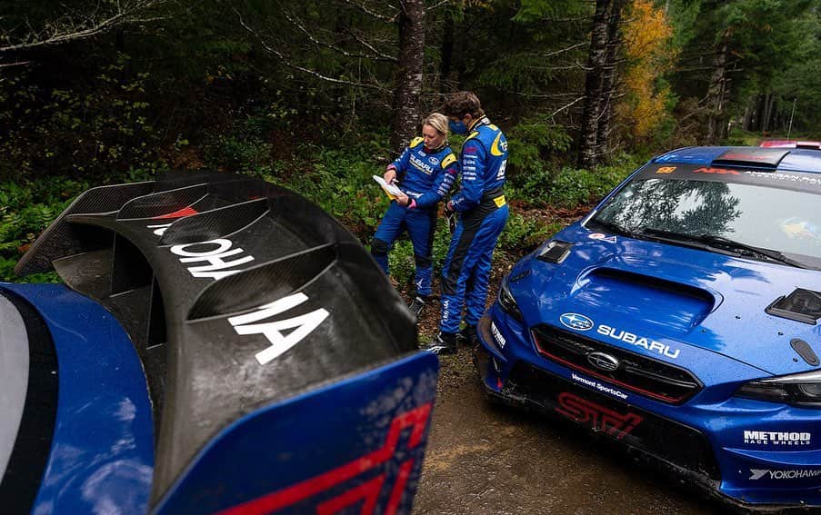 Subaru Rally Team USAさんのインスタグラム写真 - (Subaru Rally Team USAInstagram)「🌧 After a challenging day of 8 stages covering 61 stage miles rallying into the night in the rain and mud, Subaru Motorsports USA teammates @BrandonSemenuk and @TravisPastrana are in solid podium positions. More stages tomorrow and anything can happen!  Overall Standings After SS8: #2 McKenna/Jordan #180 Semenuk/Hall +0:46.0 #199 Pastrana/Gelsomino +1:31.4  #olympus2020 #subaru #subarurally #gonerallyin #ara_rally @rhianongelsomino @john55sp   📸 @dirtycarwindow」11月15日 18時38分 - subarumotorsportsusa