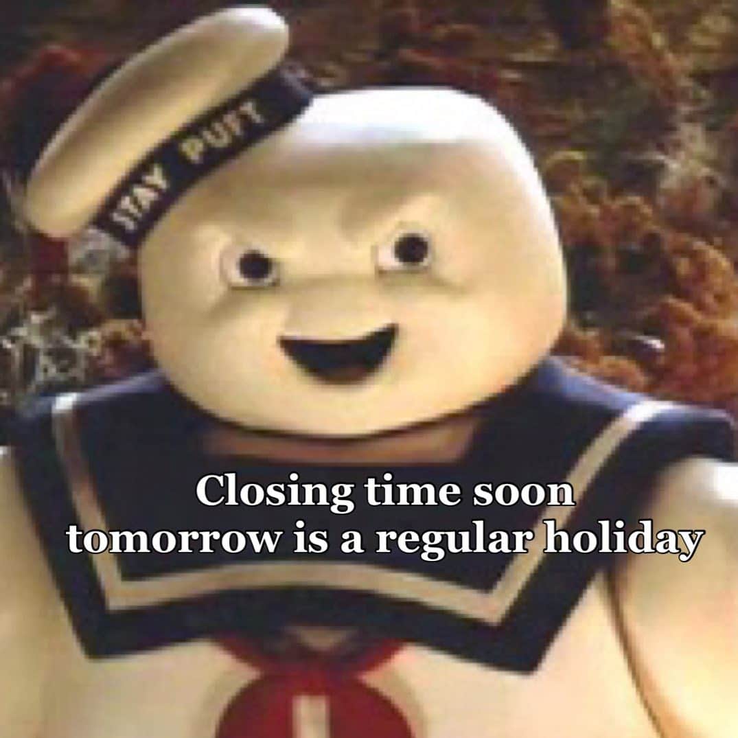 kiarrysさんのインスタグラム写真 - (kiarrysInstagram)「Closing time soon tomorrow is a regular holiday」11月15日 18時54分 - kiarrys