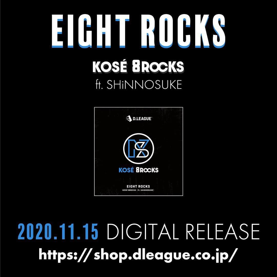 SHiNNOSUKEさんのインスタグラム写真 - (SHiNNOSUKEInstagram)「ようやく解禁ー！！  本日リリース！！  聞いて聞いてー！！  EIGHT ROCKS / KOSÉ 8ROCKS (ft. SHiNNOSUKE)  ブレイクダンス世界チャンピオンのISSEIが率いるKOSÉ 8ROCKSのチームテーマ曲『EIGHT ROCKS』が本日リリース！！  歌唱は『弱虫ペダル』や『デュラララ!!』など数多くのTVアニメのテーマソングを担当し、アジア、ヨーロッパ、アメリカなど海外ツアーも精力的に行ってきたロックバンドROOKiEZ is PUNK'D/ S.T.U.WよりSHiNNOSUKEが担当！  B-BOY・B-GIRL STYLEでTOPへと駆け上がるアツい情熱を込めたKOSÉ 8ROCKSのテーマ曲にふさわしい渾身の一曲となっています！  詳細はコチラ⇒ https://shop.dleague.co.jp/   EIGHT ROCKS / KOSÉ 8ROCKS (ft. SHiNNOSUKE)   Vo.：SHiNNOSUKE(ROOKiEZ is PUNK'D / S.T.U.W)@shinnosuke_rookiez   作詞：Shogo, 抹 a.k.a. ナンブヒトシ 作曲：Shogo, 加藤祐平 編曲：加藤祐平     #コーセーエイトロックス #コーセー #ROOKiEZ # #Dリーグ #プロダンスリーグ #ダンサーが主役 #世界初 #ダンス #ダンサー #ダンスバトル #ブレイクダンス #ダンスチーム #kose8rocks #kose #dleague #danceleague #streetdance #bboy #bboylife #bgirl #dance4life #danceforever #foundnation」11月15日 19時03分 - shinnosuke_rookiez