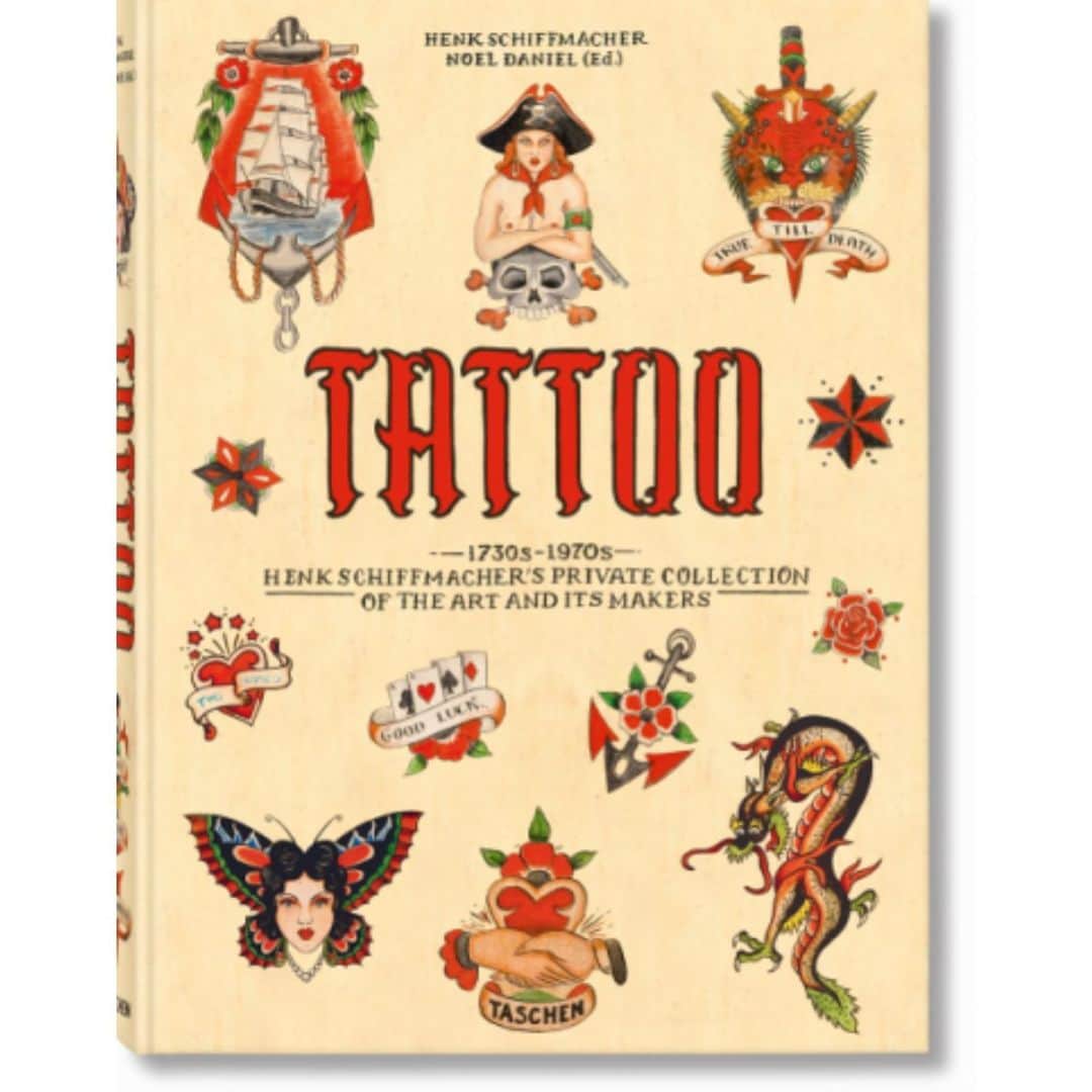 アムステルダム・タトゥー・ミュージアムのインスタグラム：「Yr perfect x mas gift signed copys soon in our shop#taschen#schiffmachertattooheritage #schiffmacherveldhoentattooing #tattoobook#」