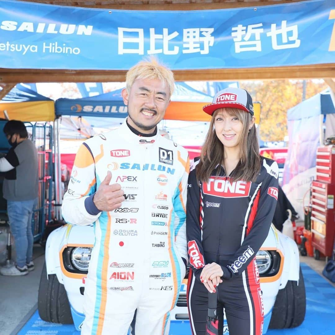 日比野哲也さんのインスタグラム写真 - (日比野哲也Instagram)「D1GP R6 ebisu 単走ファイナル、11位で通過しました。 車両トラブルありますが、メカニックが直してくれてます！  追走は、全開で走るぜぃ！😝👍 応援してくださいね！！  #D1 #HIBINO #日比野塾  #hibinojyuku #SAILUN #APEX #TONE #RAYS #CIRCUIT HAWAII #YMS #G-MEISTER #SunRISE #FACTORYBASE #KES #RSR  #ROCKETBUNNY  #PANDEM #BRIDE #ORC #CUSCO #KOYORAD #GULF #GCG #ﾜｰｸｼｮｯﾌﾟ匠 #project μ #キノクニ #HPI #Ignition projects」11月15日 12時07分 - hibinojyuku