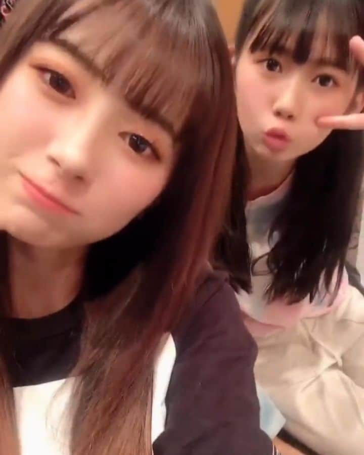 モーニング娘。'20のインスタグラム：「- . いつも #えりぽんかわいい いつも #ほまたん優勝  . . #生田衣梨奈 #岡村ほまれ . .」