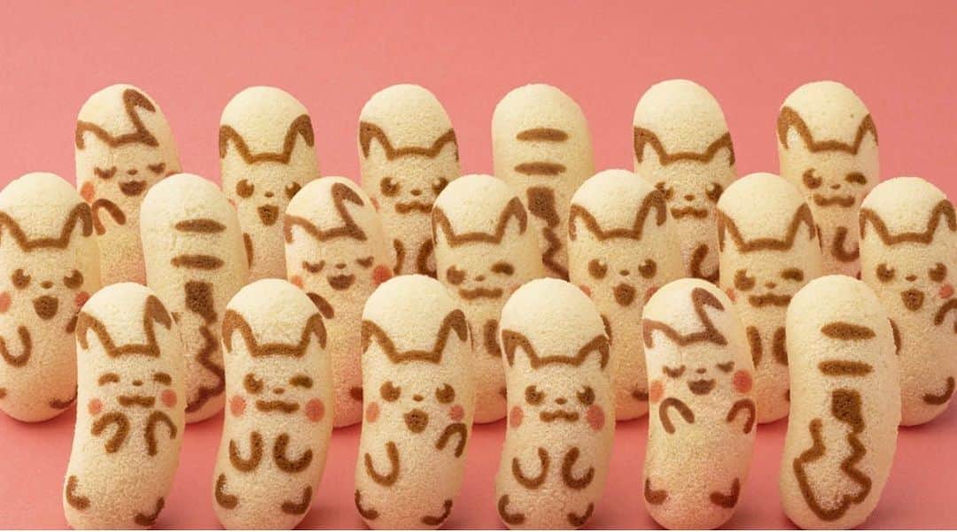 トリイクニコのインスタグラム：「なにこれ！ かわいい😂💛  #ピカチュウ #東京バナナ #セブンで売られるらしい🧐」