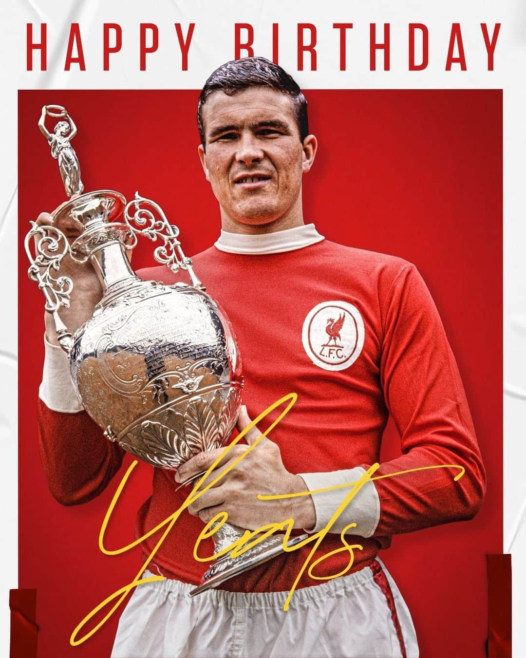 リヴァプールFCさんのインスタグラム写真 - (リヴァプールFCInstagram)「A footballing giant. A Liverpool legend. We’re wishing Ron Yeats a very happy birthday ❤️ #YNWA #LFC #LiverpoolFC #Liverpool」11月15日 18時15分 - liverpoolfc