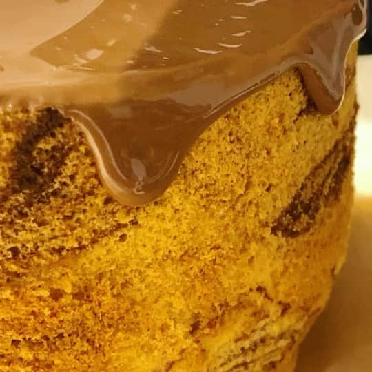 エイミーのインスタグラム：「地層みたい🍫🌏」