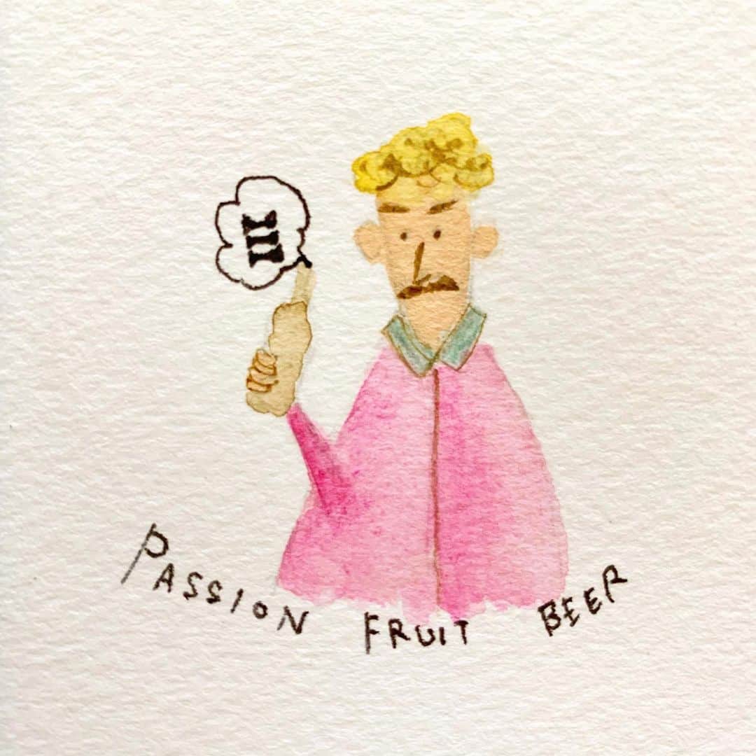 高杉さと美のインスタグラム：「金色三麦🍺 好呷😋  #illustration #artoftheday #drawing #イラストレーション #乾杯 #台湾ビール」