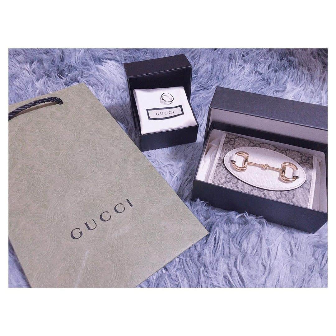 篠崎瑞希のインスタグラム：「.﻿ ﻿ 🥰💓﻿ ﻿ #gucci#gucciwallet#gucciring#gift#loversgift#newwallet  #셀스타그램#얼스타그램#粉我#me#赞#셀피#일본여자#소통#소통해요#l4likse#like4likes#f4f」