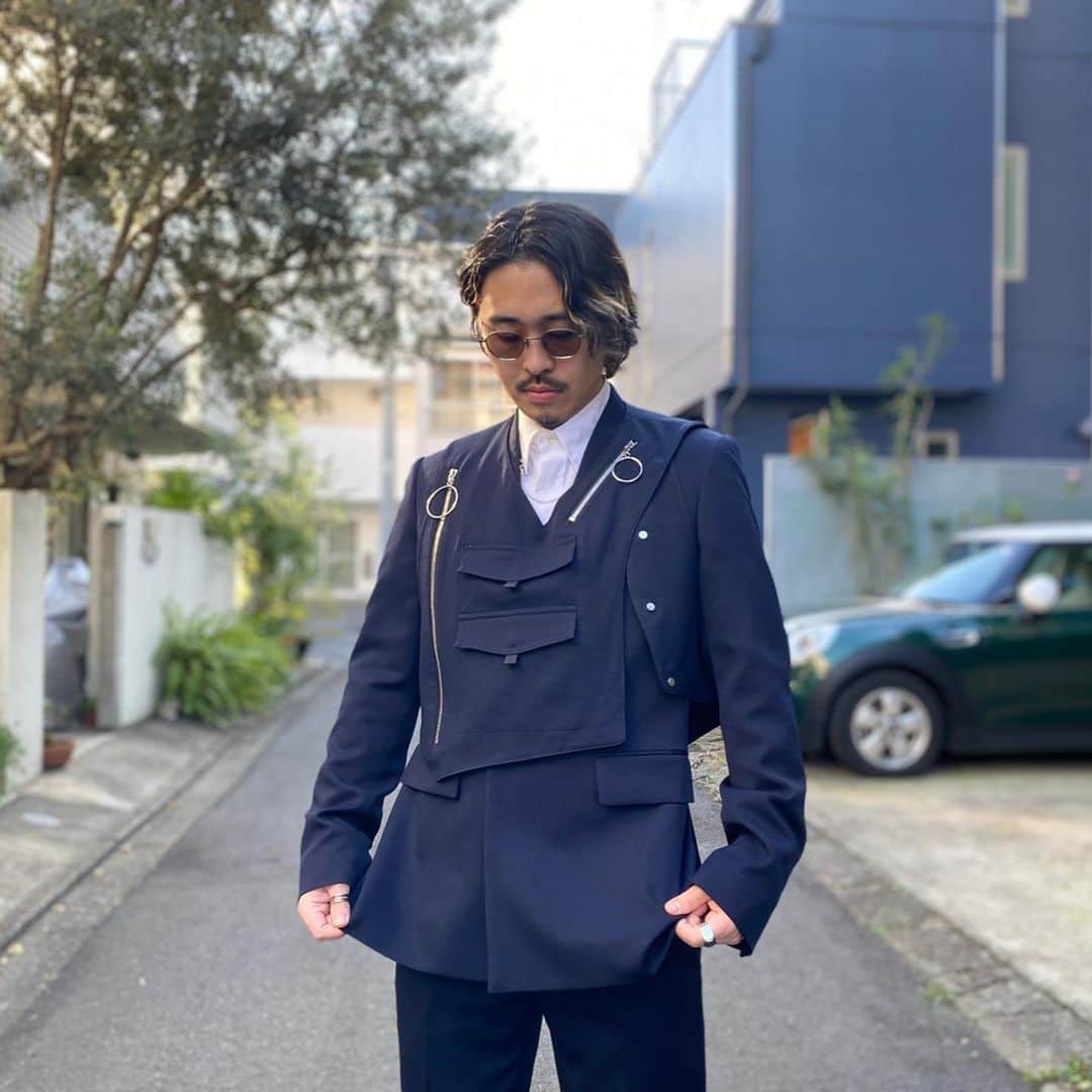 なかむさんのインスタグラム写真 - (なかむInstagram)「最近スーツ着たいです。  @_yuki_hashimoto_ @lieu_japan exclusive  #yukihashimoto #lieu #suits #eyevan7285」11月15日 21時10分 - nakamu_64