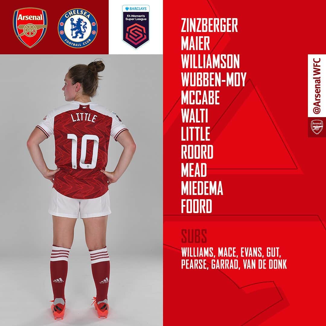 Arsenal Ladiesさんのインスタグラム写真 - (Arsenal LadiesInstagram)「🔴 LONDON DERBY TEAM NEWS 🔴 #WomensFootballWeekend ⚽️」11月15日 22時30分 - arsenalwfc
