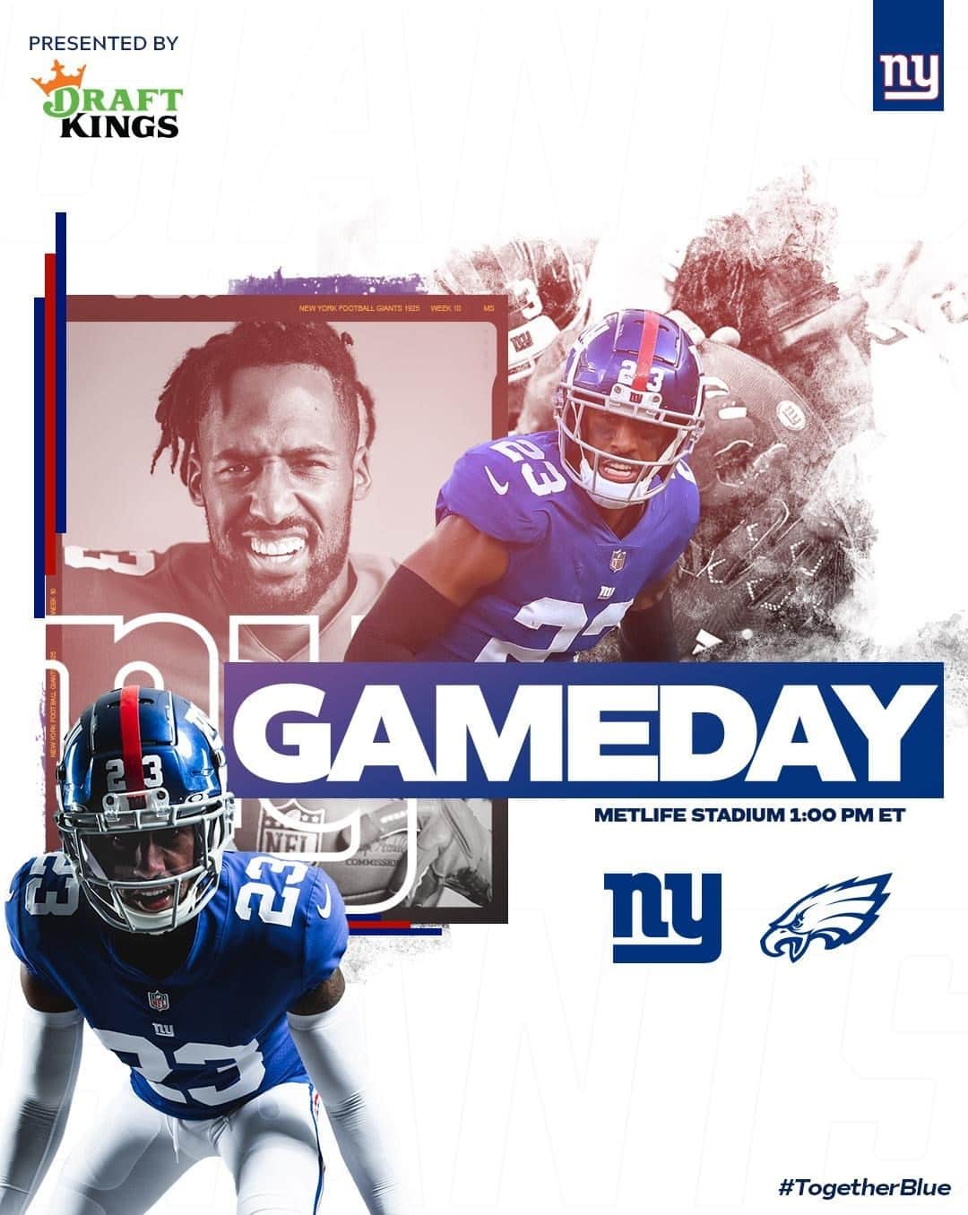 New York Giantsさんのインスタグラム写真 - (New York GiantsInstagram)「Back in our house 🏠⁣ ⁣ #TogetherBlue @DraftKings」11月15日 23時01分 - nygiants