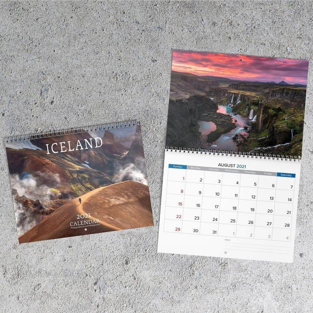 Wonderful Placesさんのインスタグラム写真 - (Wonderful PlacesInstagram)「Iceland 2021 Calendar by ✨✨@iuriebelegurschi✨✨ is out!!!  . Link is on our bio!!! Go check it out!!! #wonderful_places for a feature ❤️」11月16日 0時46分 - wonderful_places