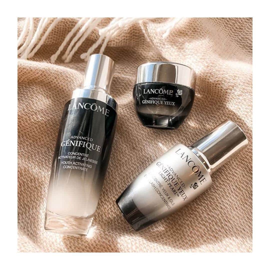 Lancôme Officialさんのインスタグラム写真 - (Lancôme OfficialInstagram)「Advanced Génifique Serum, Advanced Génifique Yeux Light-Pearl and Advanced Génifique Yeux Eye Cream are the perfect combo for youthful, radiant skin and a fresh eye look. Thank you @girlfluent. #Lancome #AdvancedGenifique #LightPearl #Skincare #Regram」11月16日 0時58分 - lancomeofficial