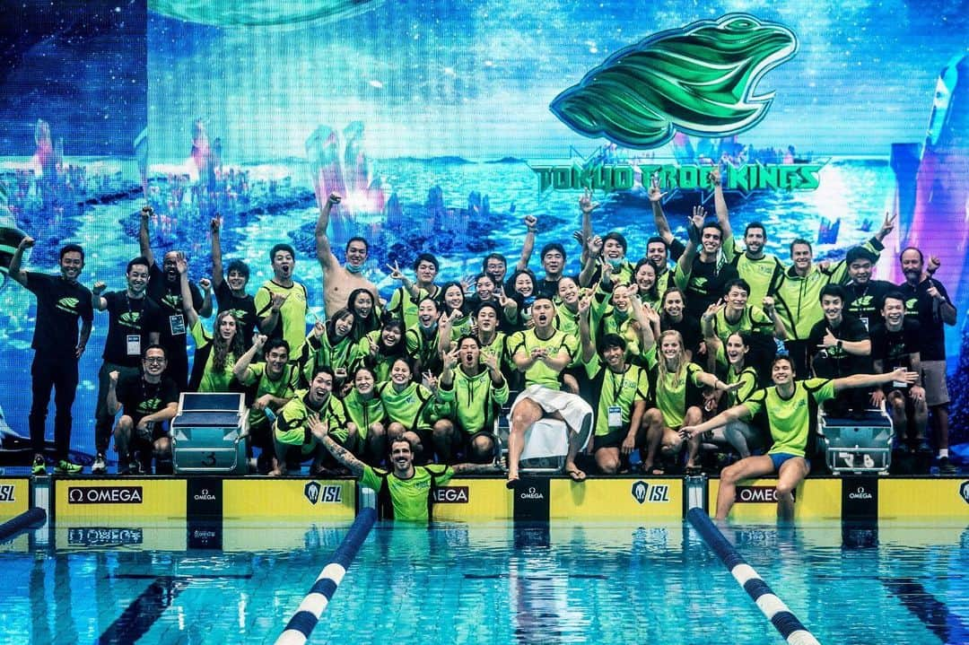 ウラジミール・モロゾフのインスタグラム：「@tokyofrogkings are done with debut @iswimleague season. Thank you for the opportunity to race and learn from the best!」