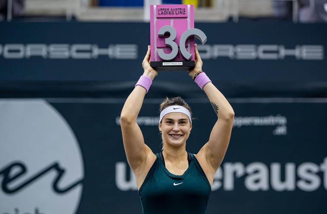 WTA（女子テニス協会）さんのインスタグラム写真 - (WTA（女子テニス協会）Instagram)「Congratulations to @sabalenka_aryna, the 2020 @wtalinz champion! 😘🏆」11月16日 1時52分 - wta