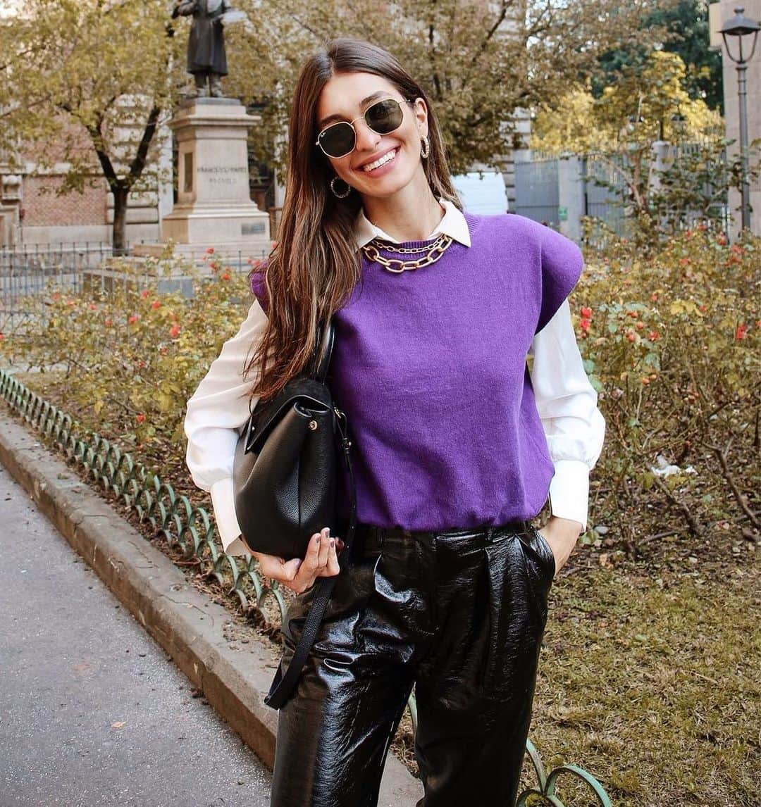 SHEINさんのインスタグラム写真 - (SHEINInstagram)「Get ready for the new season with our latest sweaters 💜 @krsikapamarija  Shop Item #: 1325074  #SHEINgals #SHEINstyle #SHEINBlackFriday #outfitoftheday」11月16日 2時31分 - sheinofficial