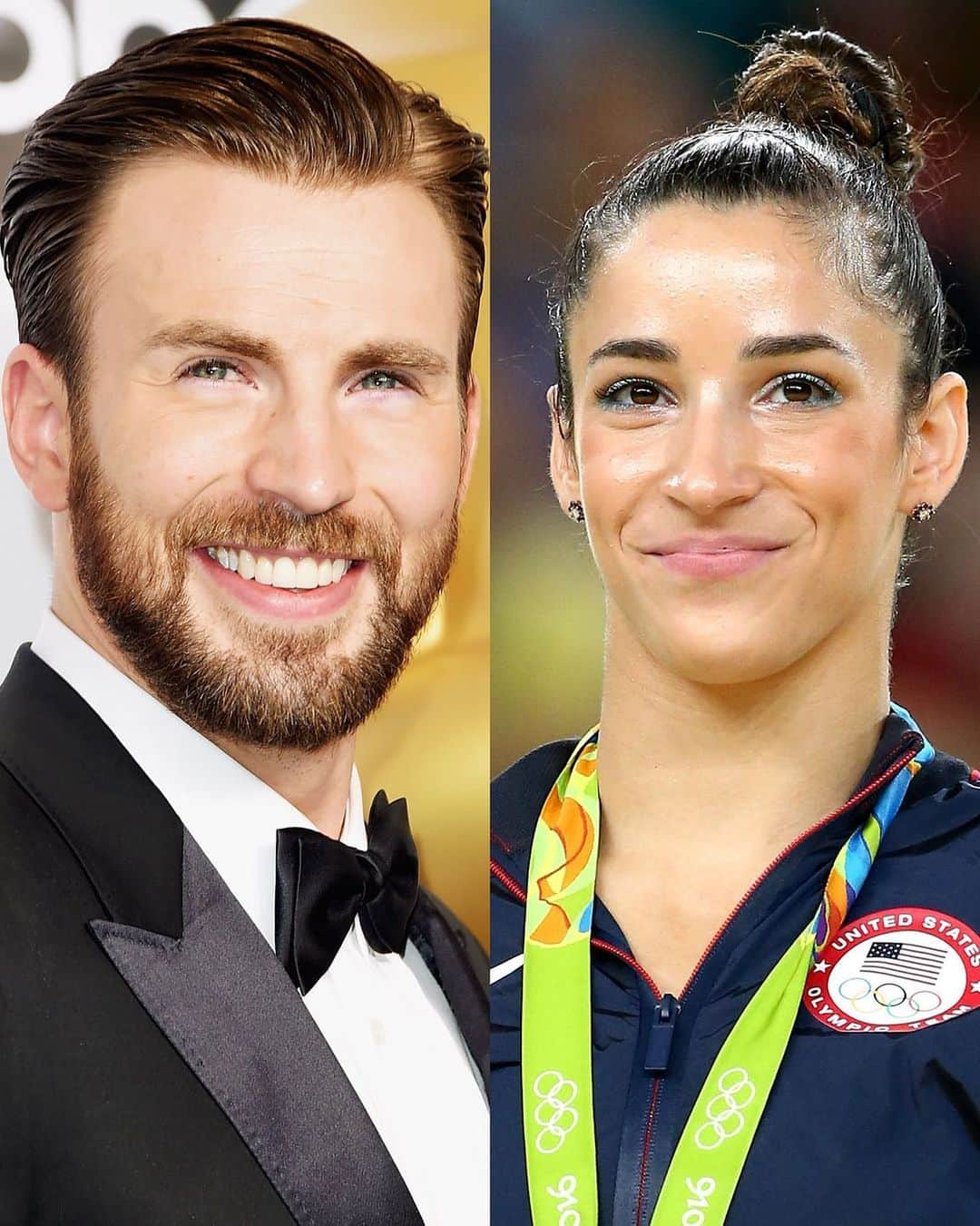 Just Jaredさんのインスタグラム写真 - (Just JaredInstagram)「Chris Evans and Olympic champion gymnast Aly Raisman seemingly hung out this weekend and you have to see the reason why. Tap this pic in the LINK IN BIO to see the videos!  #ChrisEvans #AlyRaisman Photo: Getty」11月16日 3時05分 - justjared