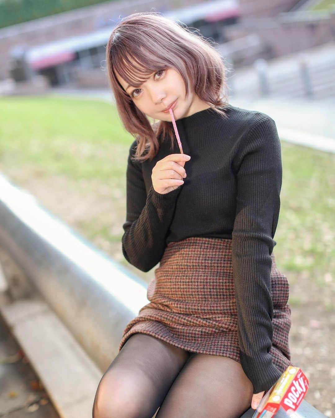 穂南しずくのインスタグラム：「#タイツ #ポトレ」