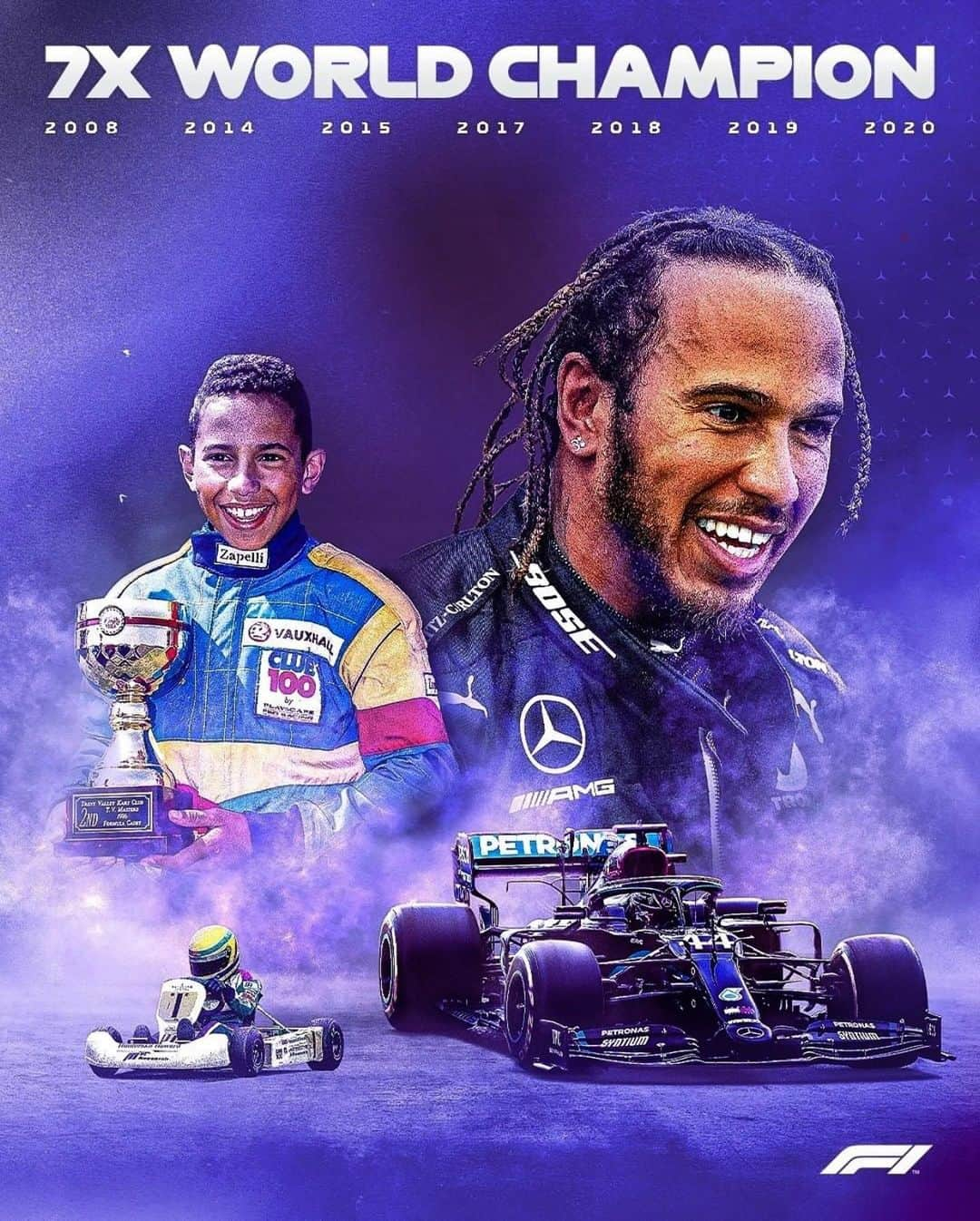 パストール・マルドナドのインスタグラム：「Congratulation @lewishamilton for your championship #7 just brilliant! 🏆  —————————————————————— #consistency #maturity #experience #conditions #champion #f1 #legend #history #thanks #motorsport #1 #mercedesamgf1 #strength #record」