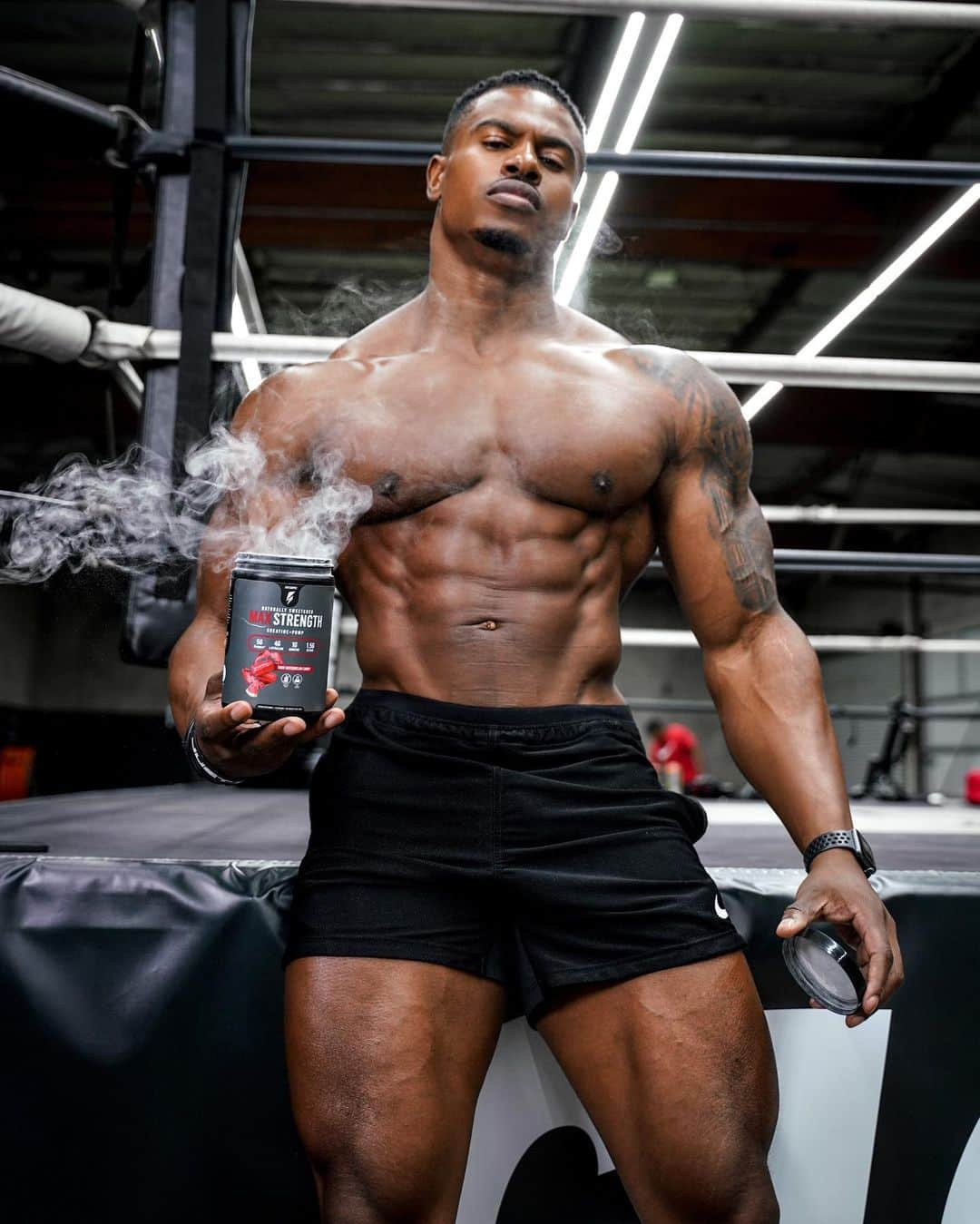 Simeon Pandaさんのインスタグラム写真 - (Simeon PandaInstagram)「I want all the smoke! 😤 2 scoops of  @innosupps Max Strength before I train 🔥 👉 Black Friday Sale has already started! Get 30% Off my full stack with code PANDA30 at INNOSUPPS.COM  Link in bio⁣ ⁣⁣ 🙌🏾 Loaded to the brim with the best muscle building nutrients & ingredients⁣⁣ ⁣⁣ Each scoop contains:👇⁣⁣ 🔥1g Agmatine - Delivers EXTREME pumps and boosts nitric oxide⁣⁣ 🔥5g Creapure - the most studied and effective, patented form of creatine⁣⁣ 🔥4g Citrulline - powerful amino acid that increases nitric oxide product (contributes to “the pump”)⁣⁣ 🔥1.5g Betaine - synergistically works with creatine and citruline to enhance muscle growth and strength gains⁣⁣ 🔥2500 iu Vitamin D3 (essential for hormone production)⁣⁣ 🔥200mg Organic Grape Seed Extract⁣⁣ ⁣⁣ Max Strength comes in 2 flavors: Watermelon Candy 🍉 🍭 ⁣⁣ Blueberry Lemonade 🍋⁣⁣ Both flavors (along with all of our other products) contain ZERO artificial sweeteners, fillers, or additives.⁣⁣ ⁣⁣ Try Max Strength TODAY! INNOSUPPS.COM #INNOSUPPS 🙌」11月16日 3時19分 - simeonpanda