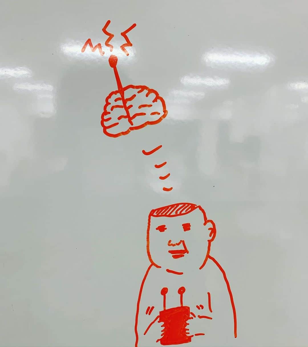 シモダ テツヤさんのインスタグラム写真 - (シモダ テツヤInstagram)「大学の講義中にひっそりと描いた「脳が浮きがちな人シリーズ」」11月16日 14時05分 - shimoda