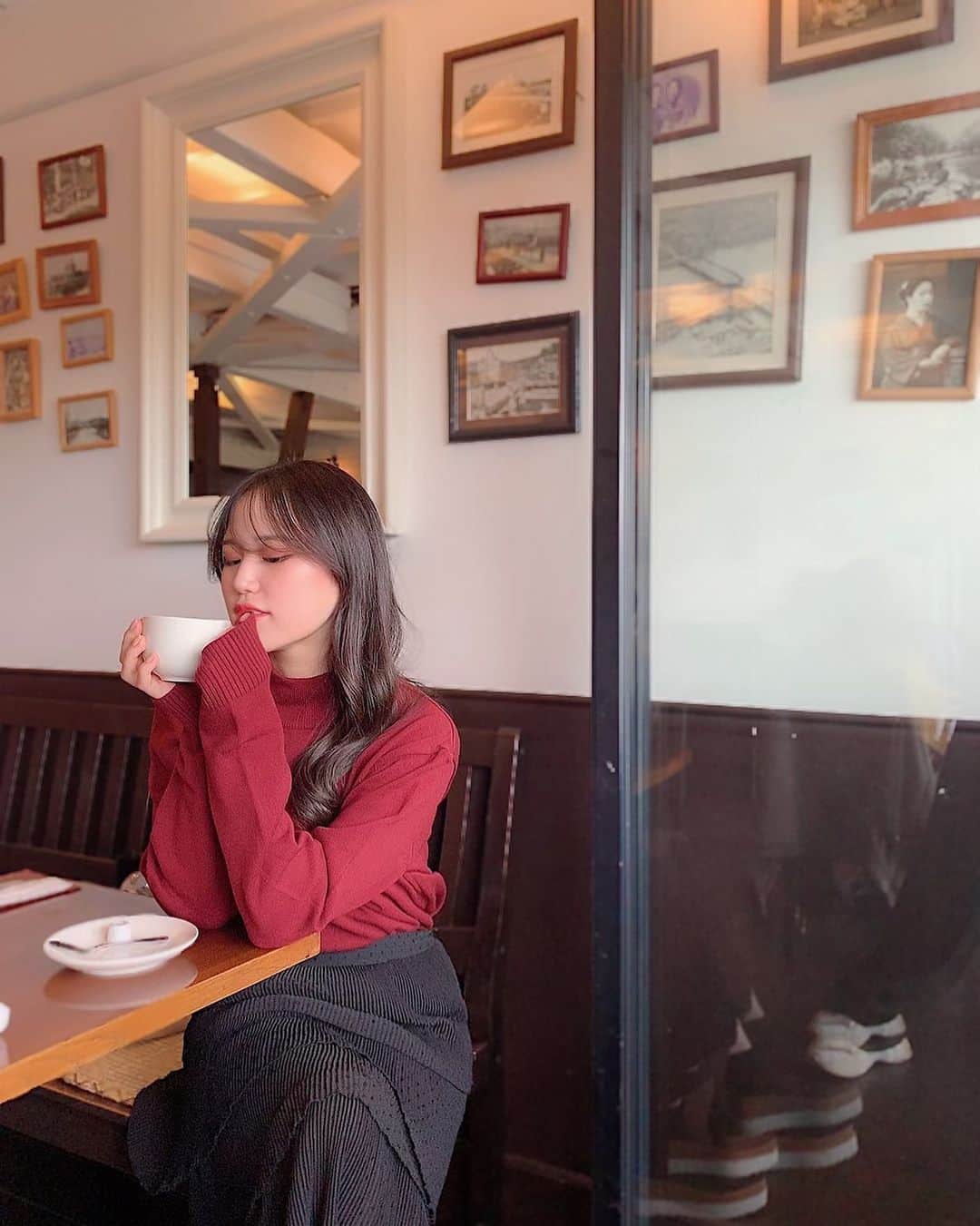 AKARIのインスタグラム：「#kawacafe  京都ついてとりあえす腹ペコさんだった私たちがふらっと入ったカフェが良きすぎた 𓅯𓅯」