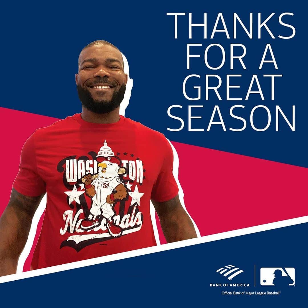 ハウィー・ケンドリックのインスタグラム：「What a season! Proud to partner with @BankofAmerica and @BGCA_Clubs to help fuel rallies all season long and make a difference for kids in our communities. See you all next year. #BofApartner」