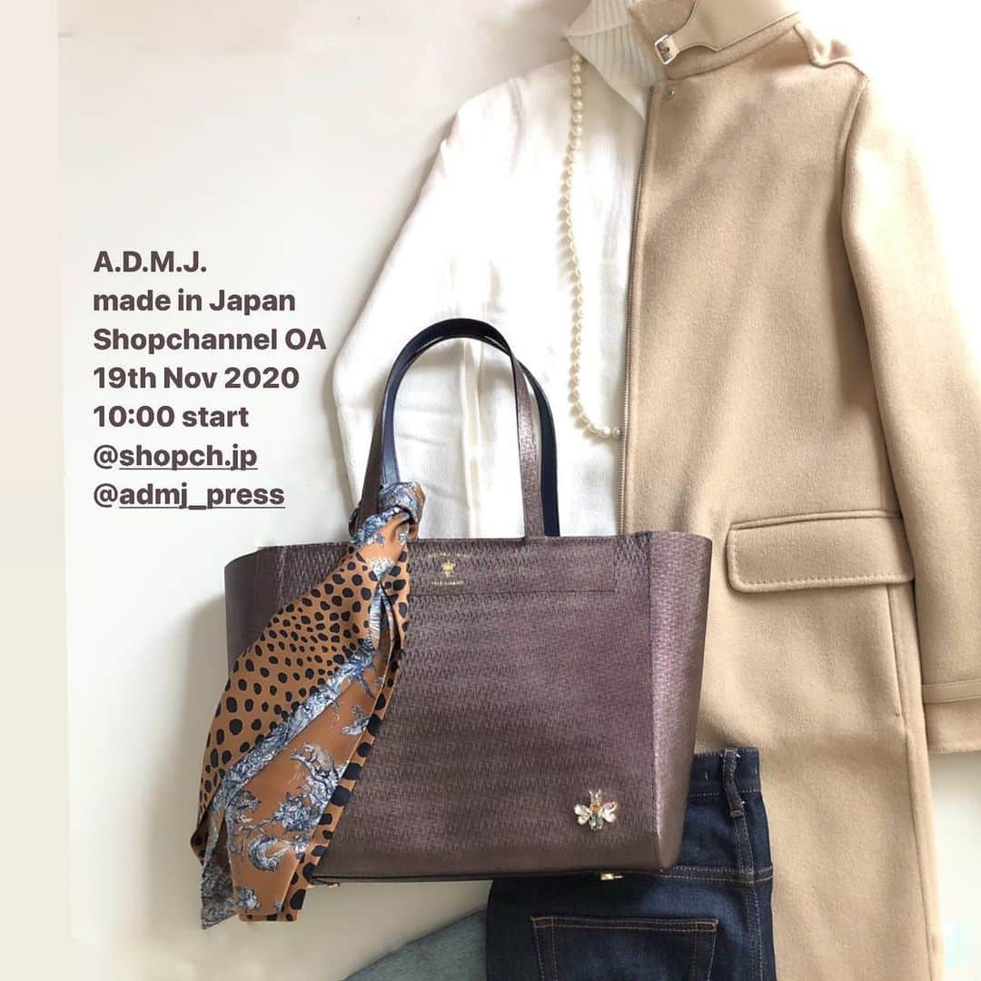 A.D.M.J.co.,Ltdさんのインスタグラム写真 - (A.D.M.J.co.,LtdInstagram)「#admj #admjofficial #bag #totebag #madeinjapan #バッグ　#トートバッグ　#コーデ」11月16日 10時07分 - admjofficial_bag