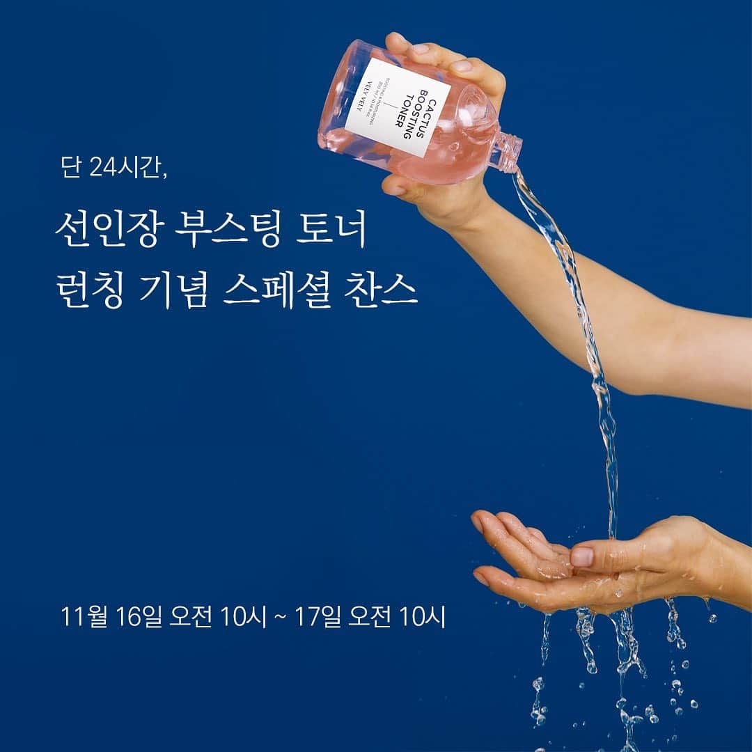 イム・ジヒョンさんのインスタグラム写真 - (イム・ジヒョンInstagram)「역시 우리 블리님들..!! 선인장부스팅토너 빠른속도로 나가고 있는데요! 가격 마음에 드시나요?☺️ 아끼지말고 아침 저녁으로 넉넉히 사용하시라고 300ml 용량에 기분좋은 가격으로 준비했어요☺️ 주문해주신 블리님들 같이 사용하기 딱 좋은 화장솜 1box 함께 빠르게 보내드리겠습니다😀🌵🤍 감사합니다❤️」11月16日 10時33分 - imvely_jihyun