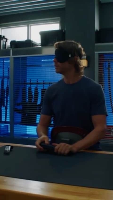 のインスタグラム：「Do you think Rountree is up for the challenge to do this blindfolded?#NCISLA」
