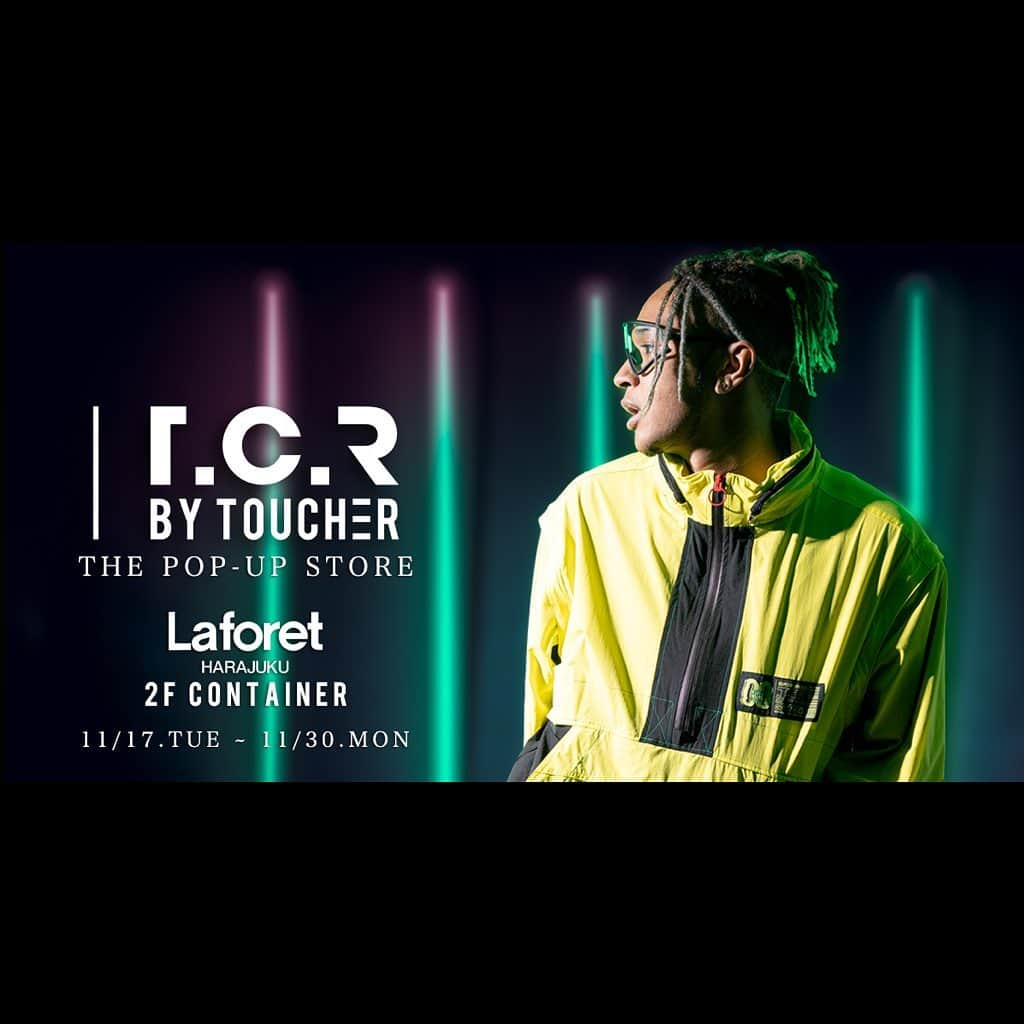 Laforet HARAJUKUさんのインスタグラム写真 - (Laforet HARAJUKUInstagram)「T.C.R BY TOUCHER 11.17-11.30 / 2F CONTAINER 期間限定ショップ . T.C.R BY TOUCHER (ティー.シー.アール バイ トゥシェ) 意味 -心を動かした-「ファッションとは人生を変えられる遊び道具」をアイデンティティーに、90's UNDERGROUNDカルチャーからインスパイアした現代に落とし込んだエフォートレスかつ主張性の高いデザイン。 コアなファッションフリークに向けたこだわりの少量生産を続けている。現代のトレンドに独自のユニークさをプラスしたアイテムに仕上げ、90年代を直に通った世代はもちろん、現代のユースカルチャーに通じるトレンドの新しさを併せ持ったストリートスタイルを発信。最新作を含めここでしか手に入らない限定アイテムやコラボアイテムを発売。 . #tcrbytoucher #tcr #toucher #streetfashion #clubfashion #laforet #harajuku #laforetharajuku #ラフォーレ #原宿 #ラフォーレ原宿 #popupshop #期間限定 #CONTAINER」11月16日 12時00分 - laforet_h