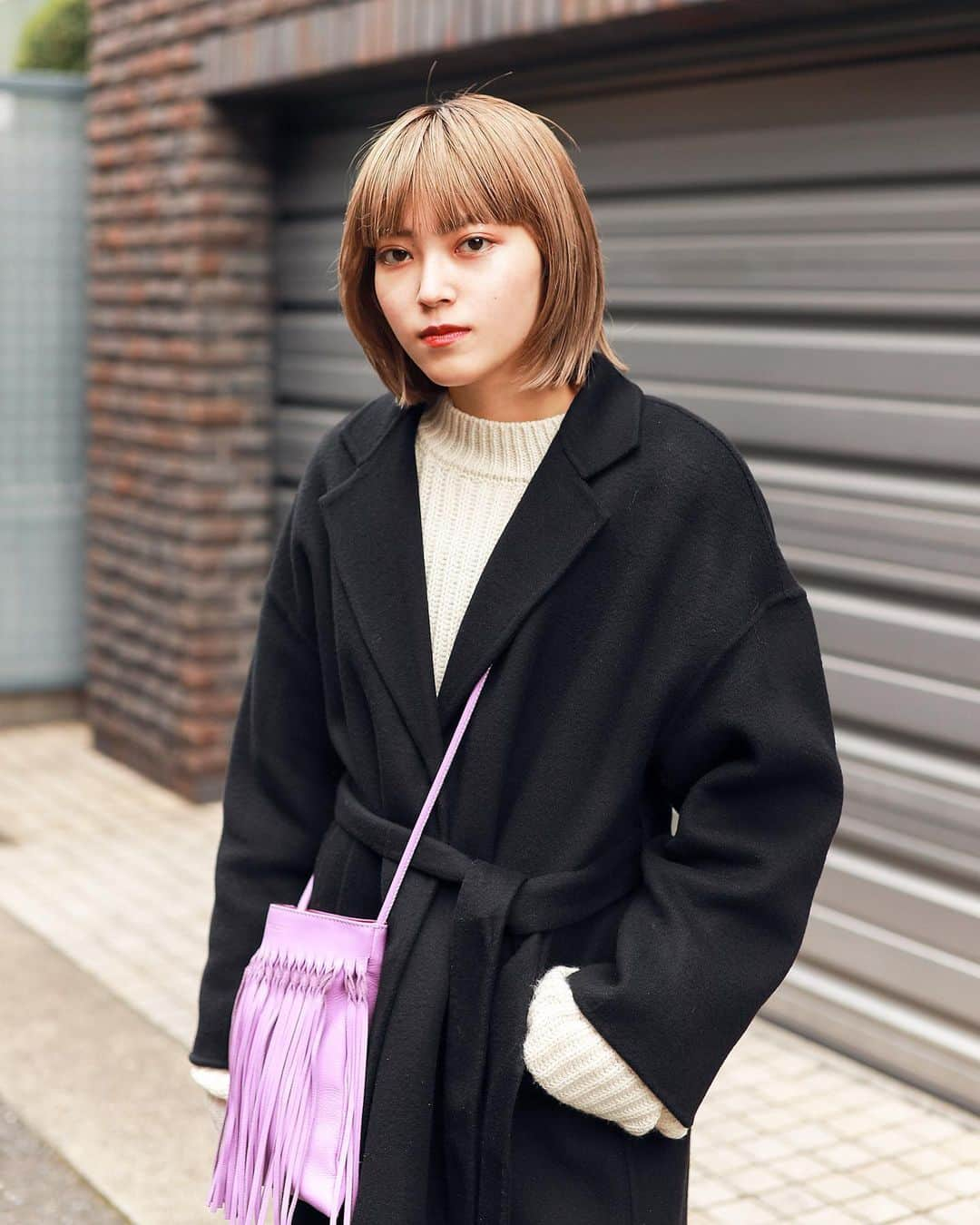 Droptokyoさんのインスタグラム写真 - (DroptokyoInstagram)「TOKYO STREET STYLE⁣⁣ ⁣ ⁣⁣⁣⁣⁣ Name: @med_nanami  Occupation: Hair stylist Coat: #Vintage Top: #todayful Pants: #FILLTHEBILL Shoes: #Vintage #streetstyle#droptokyo#tokyo#japan#streetscene#streetfashion#streetwear#streetculture#fashion#ストリートファッション#コーディネート ⁣⁣⁣⁣ Photography: @keimons」11月16日 12時10分 - drop_tokyo