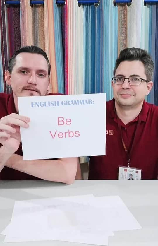 ETHOSのインスタグラム：「Be Verbs」