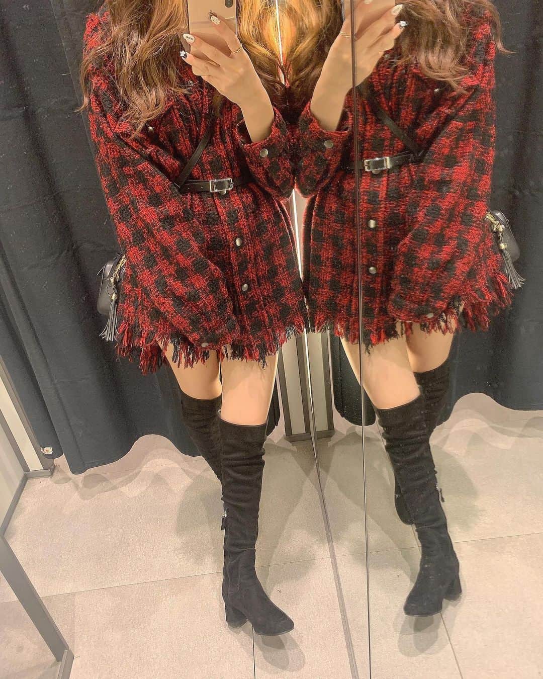 平田詩奈のインスタグラム：「﻿ かわいい＋のときの私服✔﻿ ﻿ #しいなのワードローブ」
