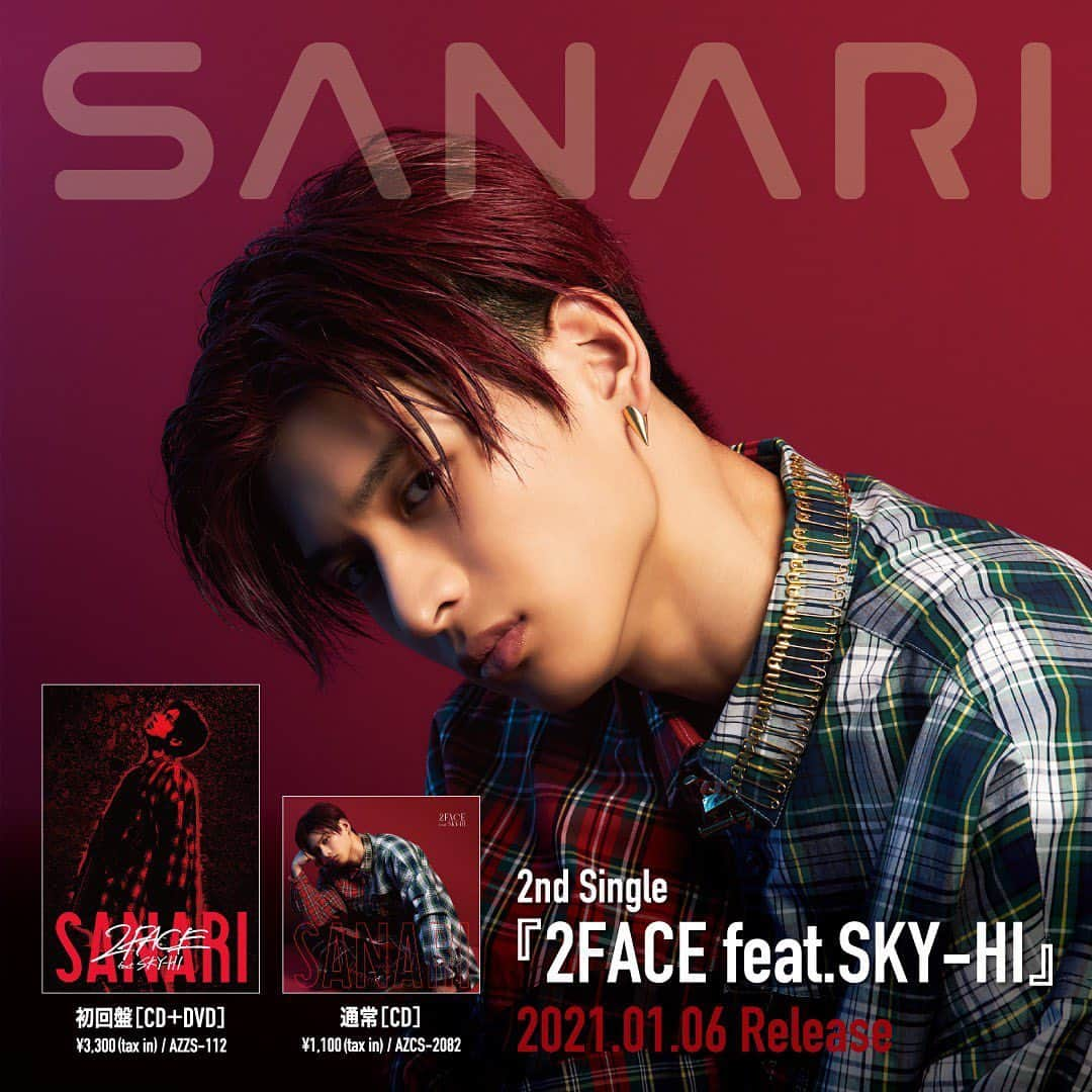 さなりさんのインスタグラム写真 - (さなりInstagram)「2FACE feat.SKY-HI 2021.1.6 お楽しみに！！」11月16日 15時07分 - sanaridayo17