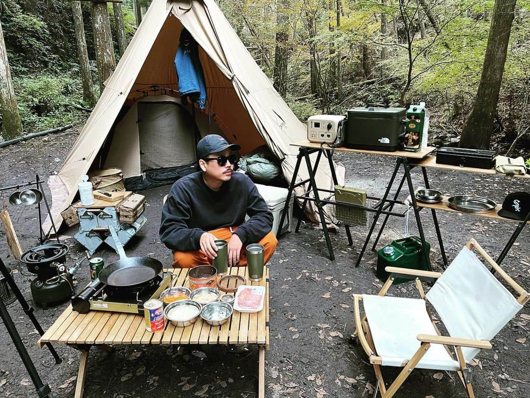 Hisatomiさんのインスタグラム写真 - (HisatomiInstagram)「ゲストおもてなしキャンプ⛺️」11月16日 15時53分 - hisatomi1983