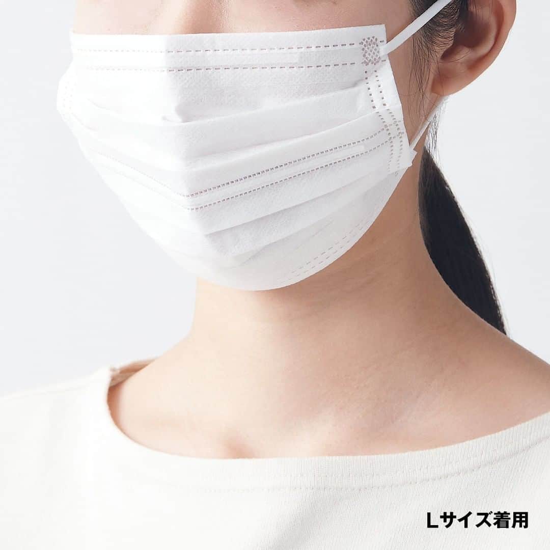 無印良品さんのインスタグラム写真 - (無印良品Instagram)「【新商品】不織布マスク 5枚入 - 鼻と口元の2か所にソフトワイヤーを入れて、フィットしながらも、口元には空間ができ、快適につけられる不織布マスクをつくりました。 MとLの2サイズを用意しています。 - #無印良品 #MUJI #マスク #不織布マスク」11月16日 16時00分 - muji_global