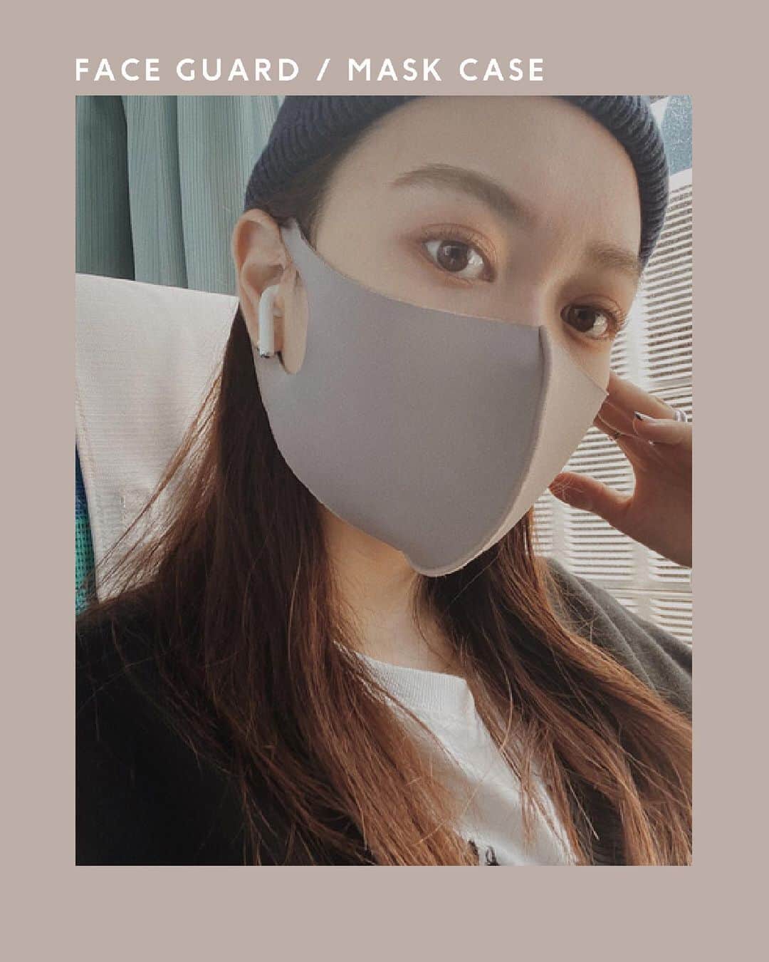 のインスタグラム：「FACE GUARD / MASK CASE ━━━━━━━━━━━━━━━━━ スタイリングアイテムとして楽しむフェイスガード♡  日常生活にマスクが必須となった今、 「つけなきゃ」ではなく、 アクセサリー感覚でマスクも新調してみては💓？  画像TAPで商品詳細をチェック✔️ ━━━━━━━━━━━━━━━━━━ #SHELTTERWEBSTORE #SWS」